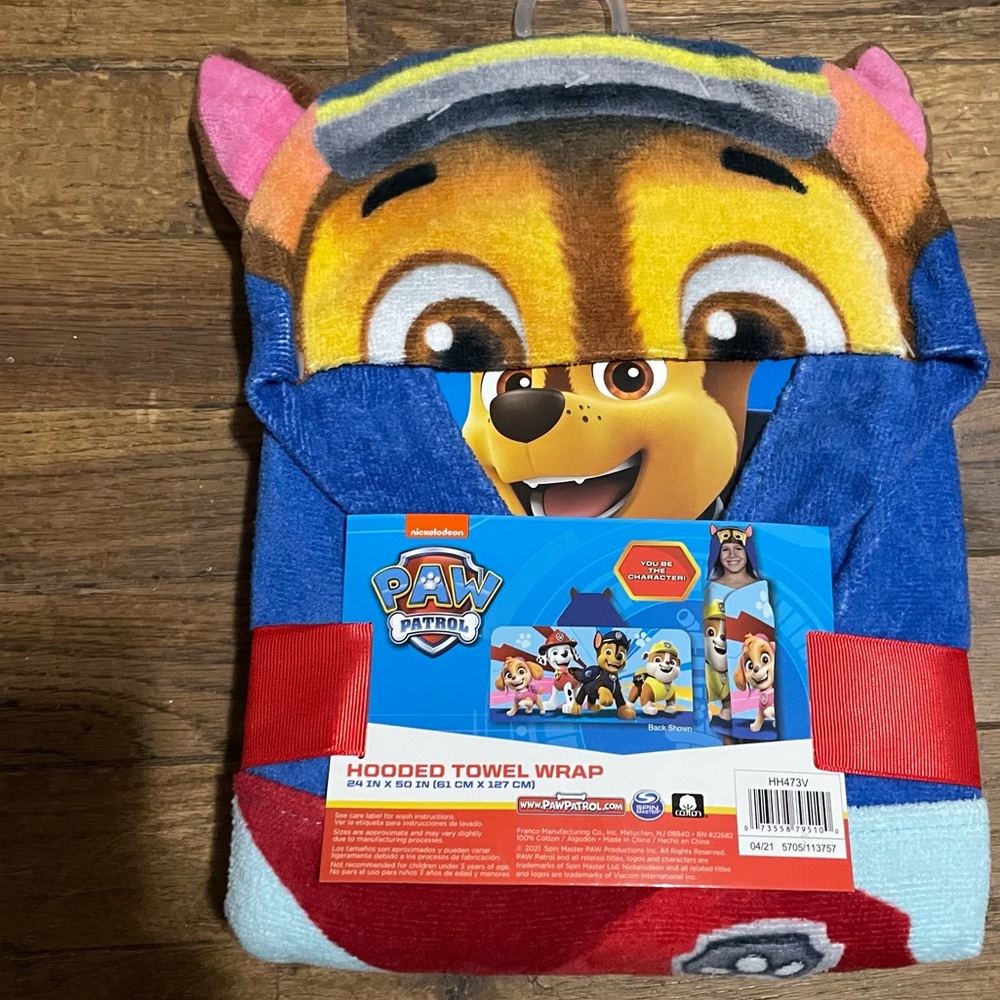 PAW Patrol Hooded Towel Wrap